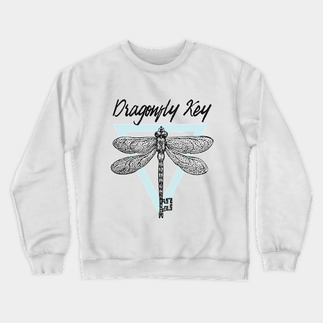 Dragonfly Key Crewneck Sweatshirt by AlinaPlesia